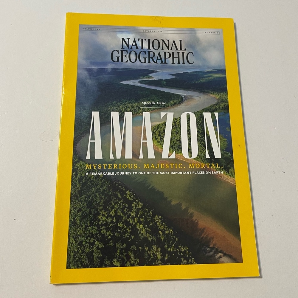 National Geographic Magazine (October 2024 Issue) Special Amazon Issue
